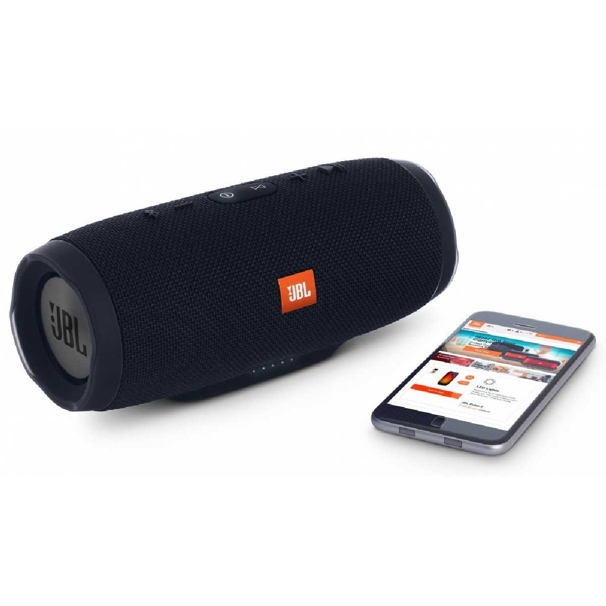 Портативна акустика JBL Charge 3 Black (JBLCHARGE3BLKEU)