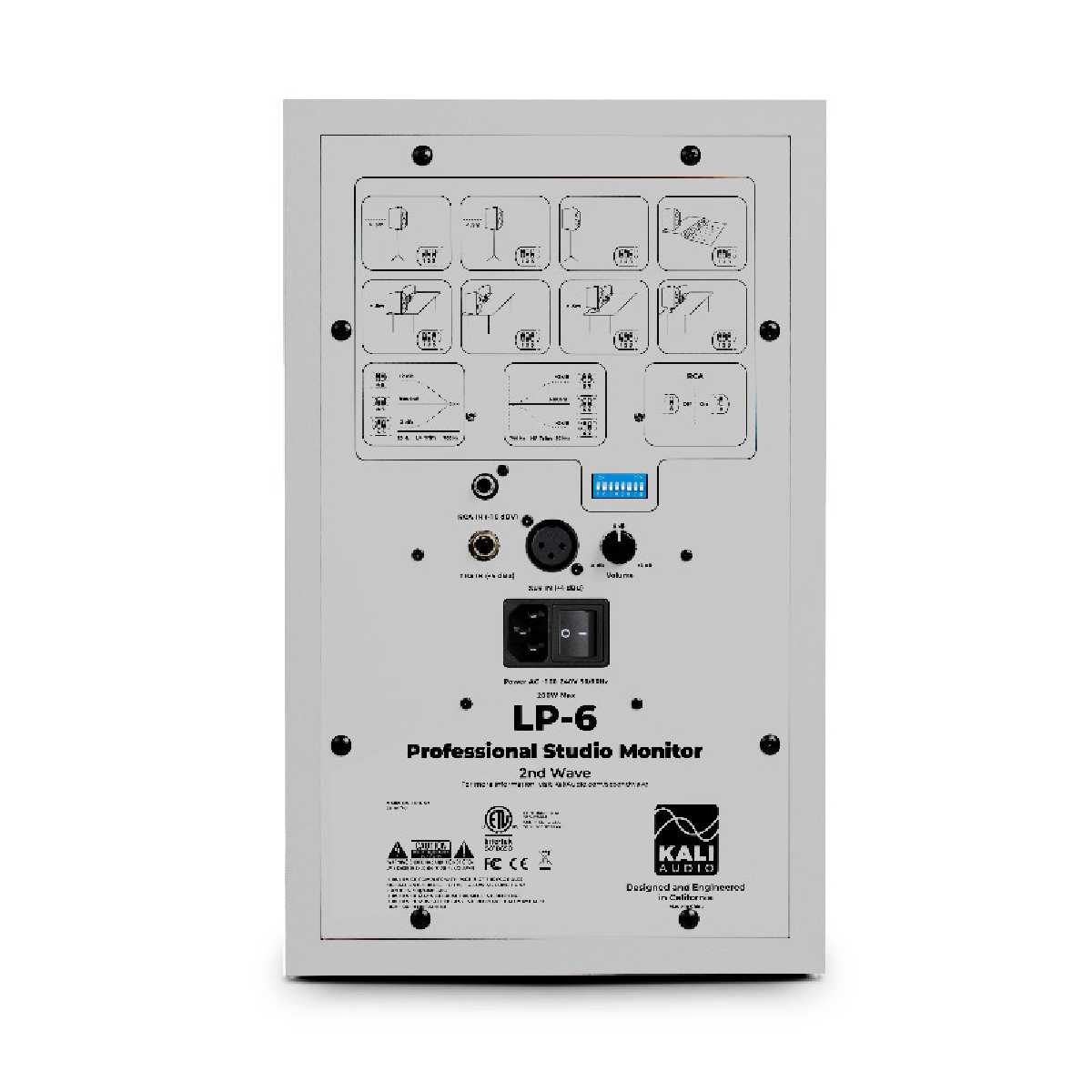 Студійний монітор Kali Audio LP-6 2nd Wave White