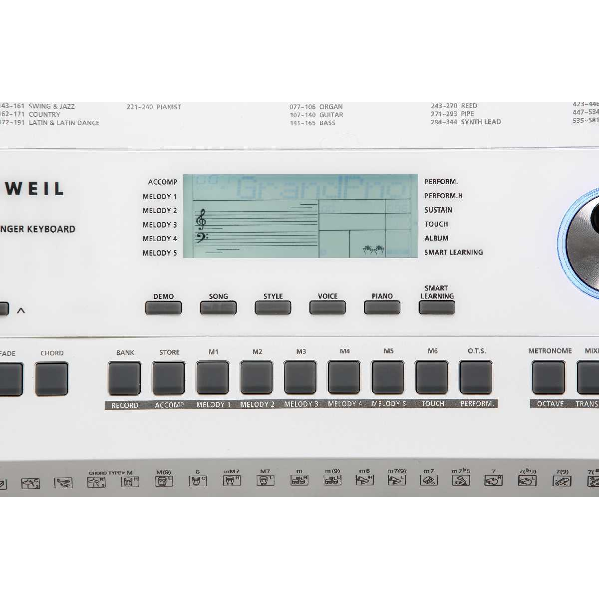 Синтезатор Kurzweil KP110 WH