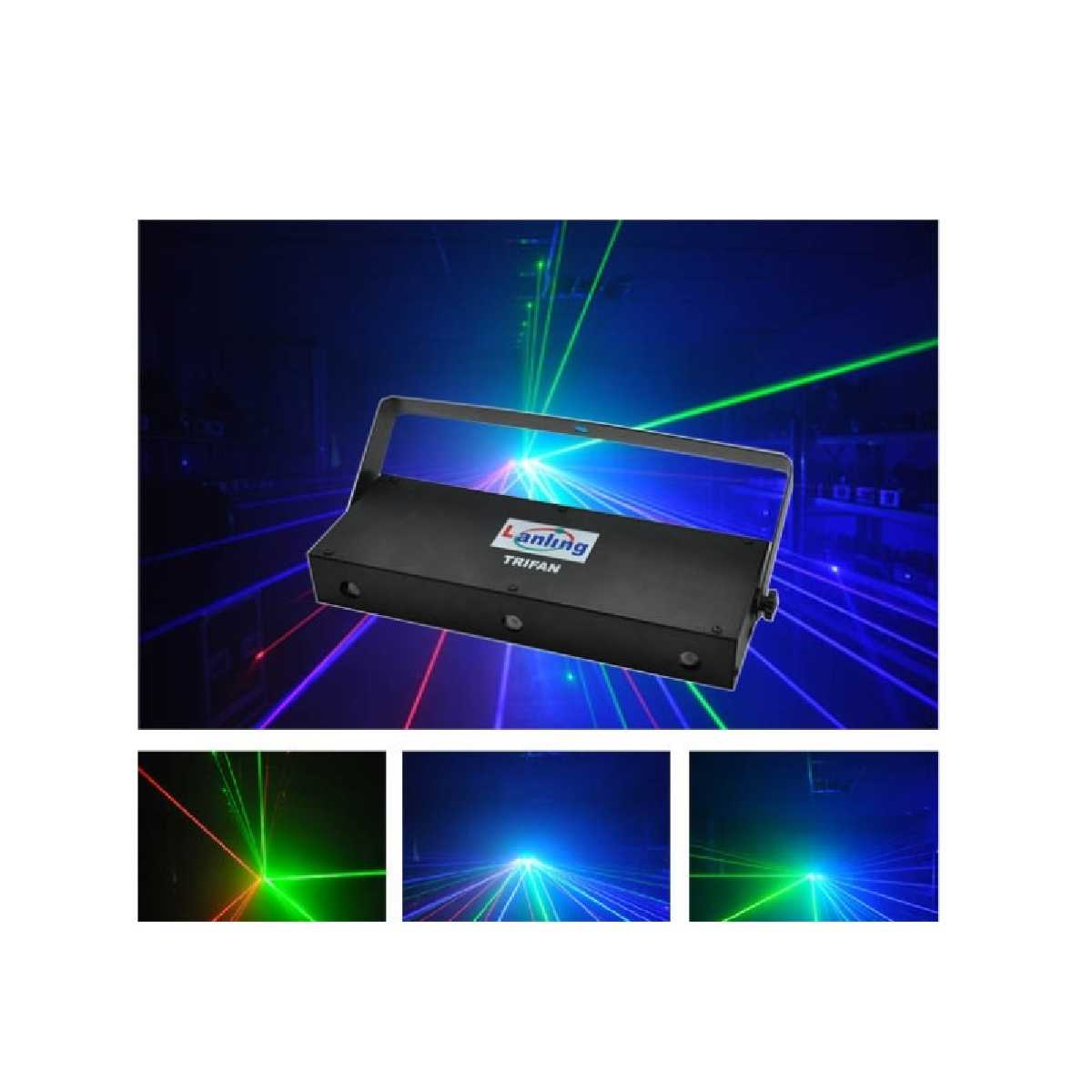 Лазер LanLing LSX3300RGB 300mW RGB Trifan Multi-Effect