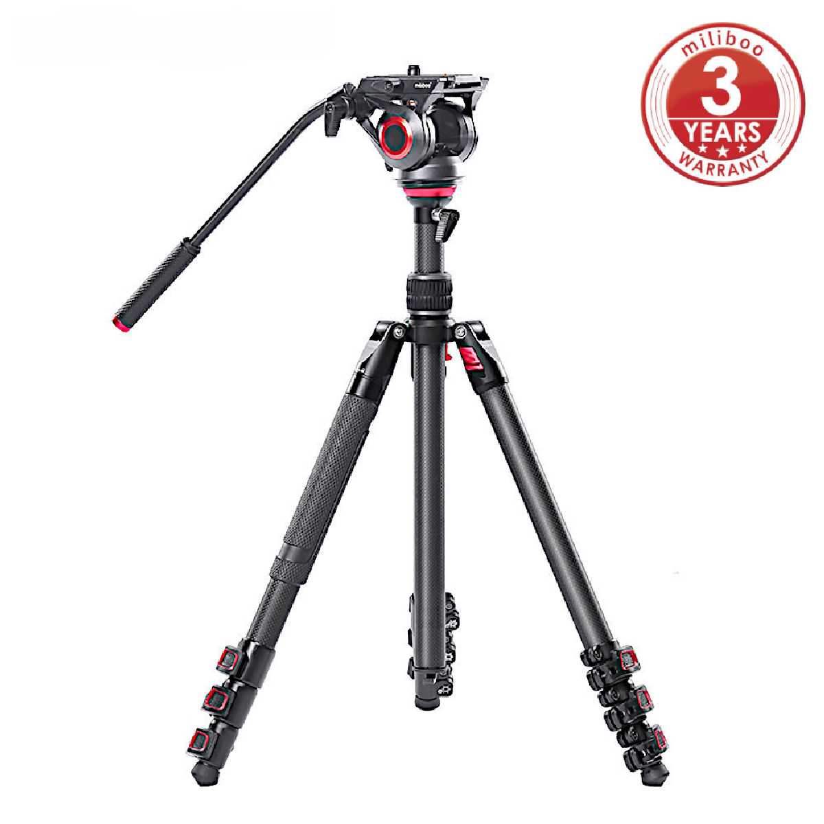 Карбоновий штатив-монопод miliboo MTT501CF Kit