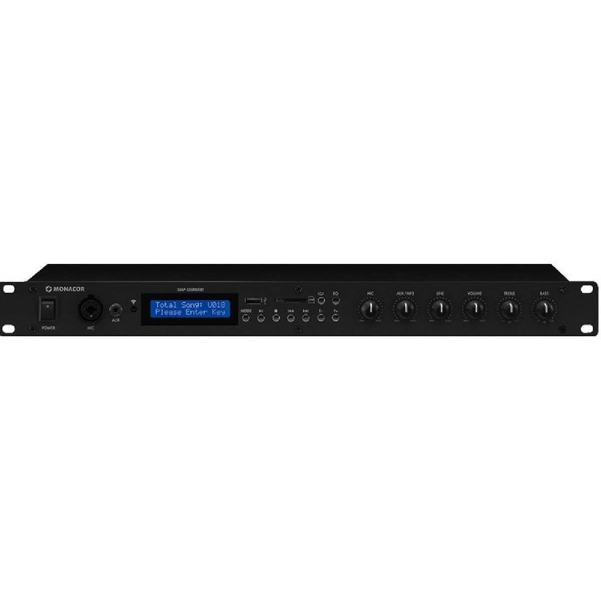 Програвач Monacor DMP130MIXBT чорний