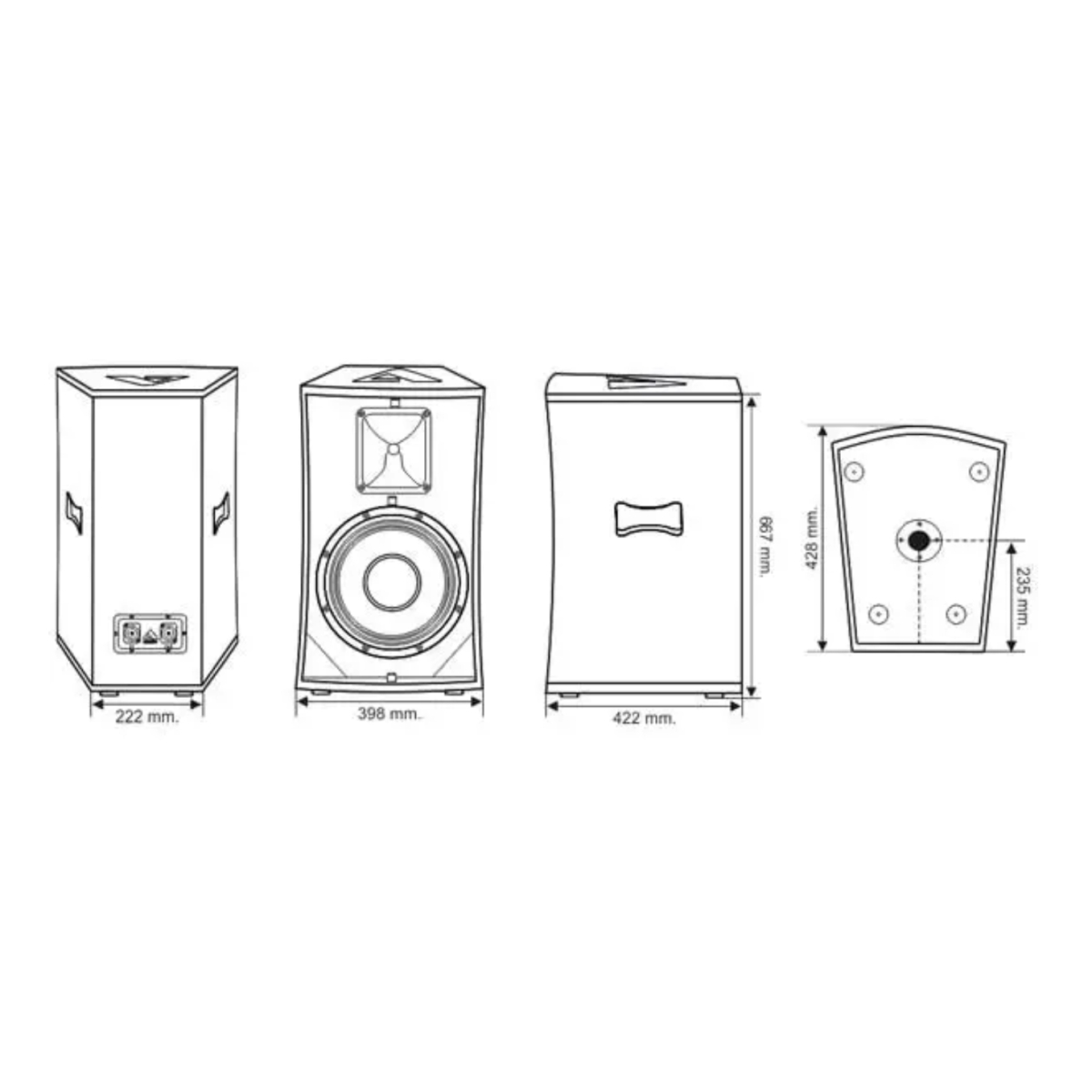 Пассивная акустическая система Alex-Audio T12-P350