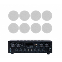 Акустический комплект Sky Sound SKC-4808CS, 4×80 Вт, 8 потолочных колонок 5"