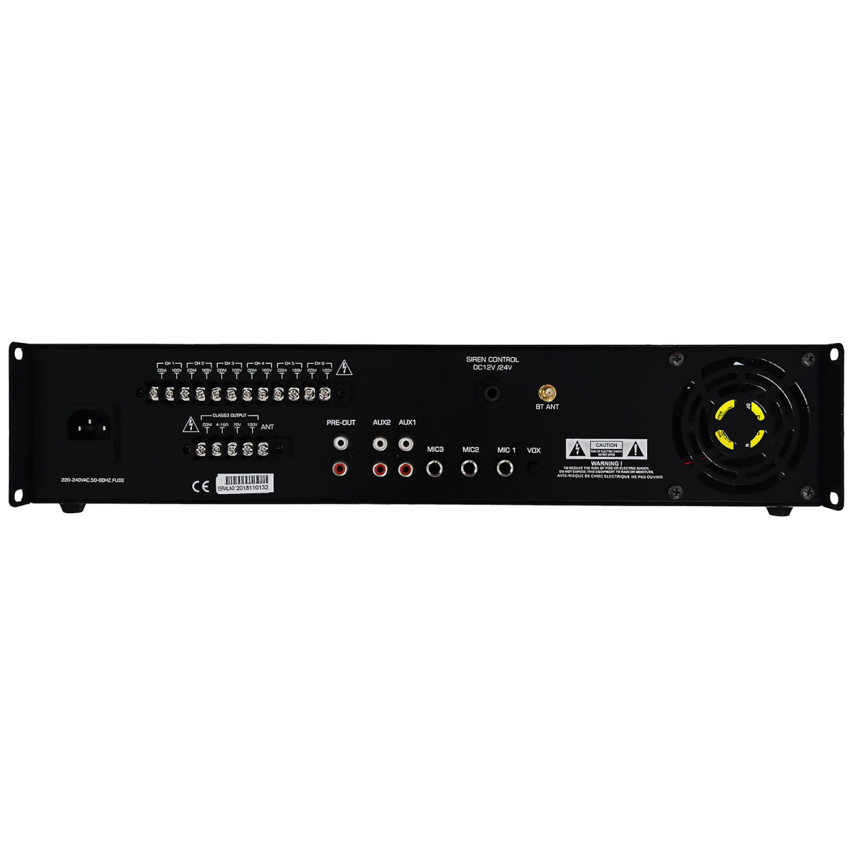 Підсилювач потужності HL AUDIO MA240ZM PUBLIC ADDRESS AMPLIFIER