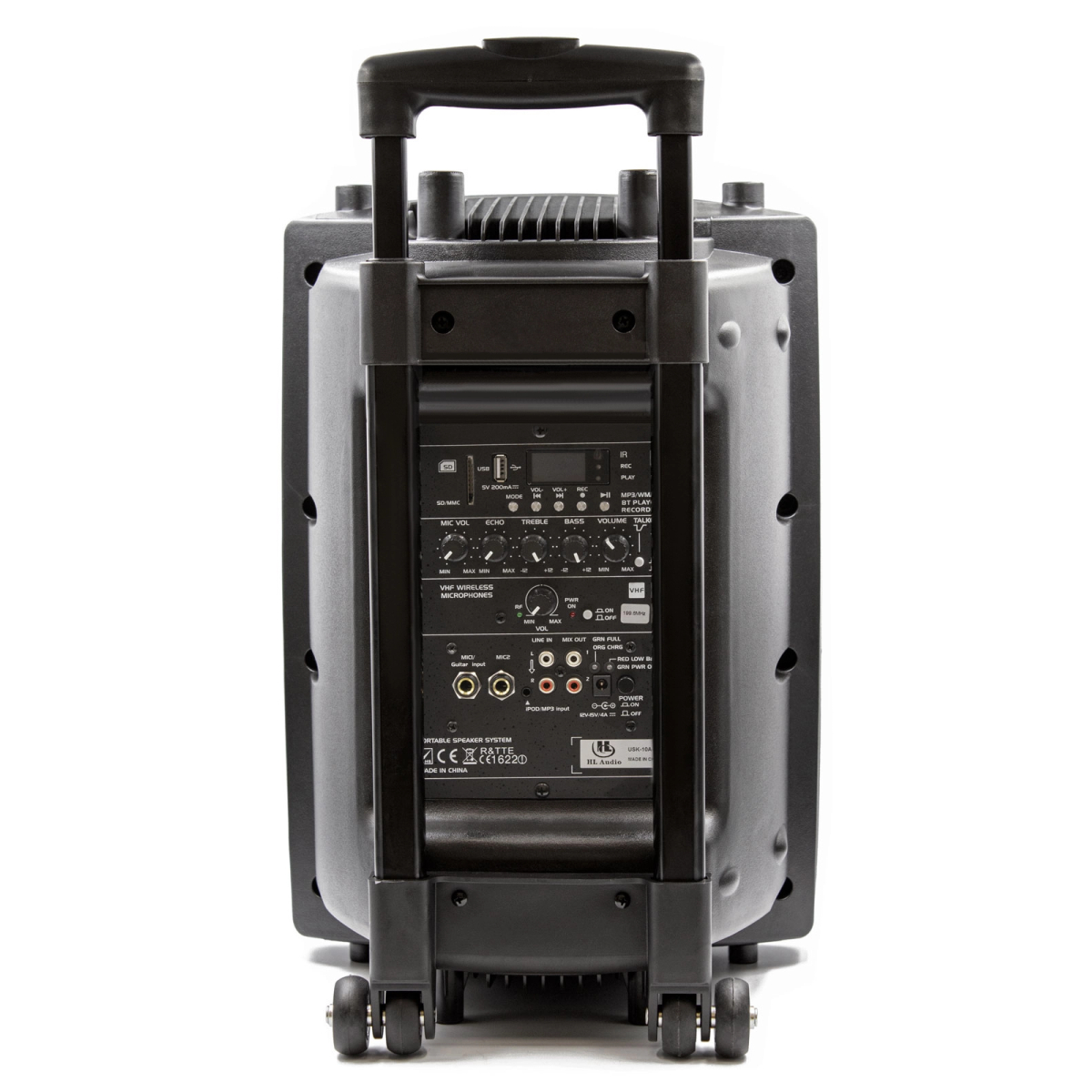 Портативна акустична система з мікрофоном HL AUDIO USK-10A-BT