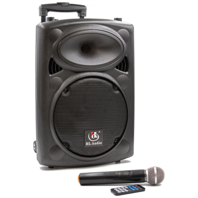 Портативна акустична система з мікрофоном HL AUDIO USK-10A-BT