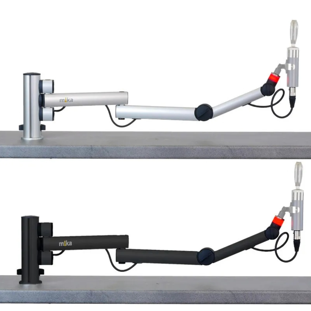 Комплект мікрофонного тримача Yellowtec m!ka Mic Arm TV Set aluminum-black