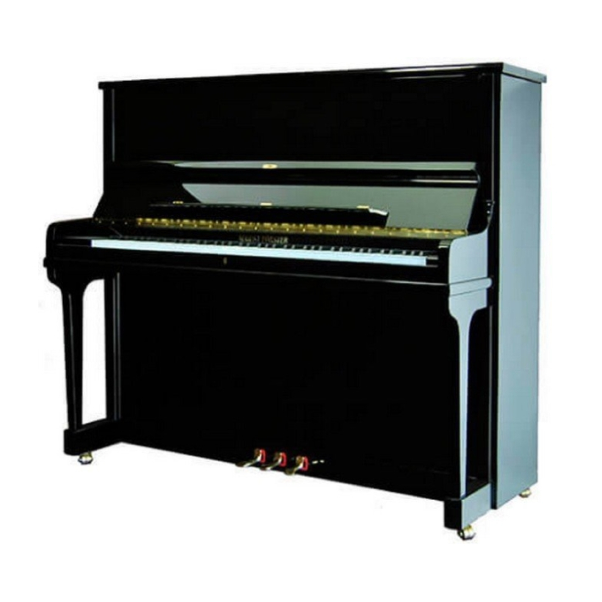 August Foerster 125 F black bright polished