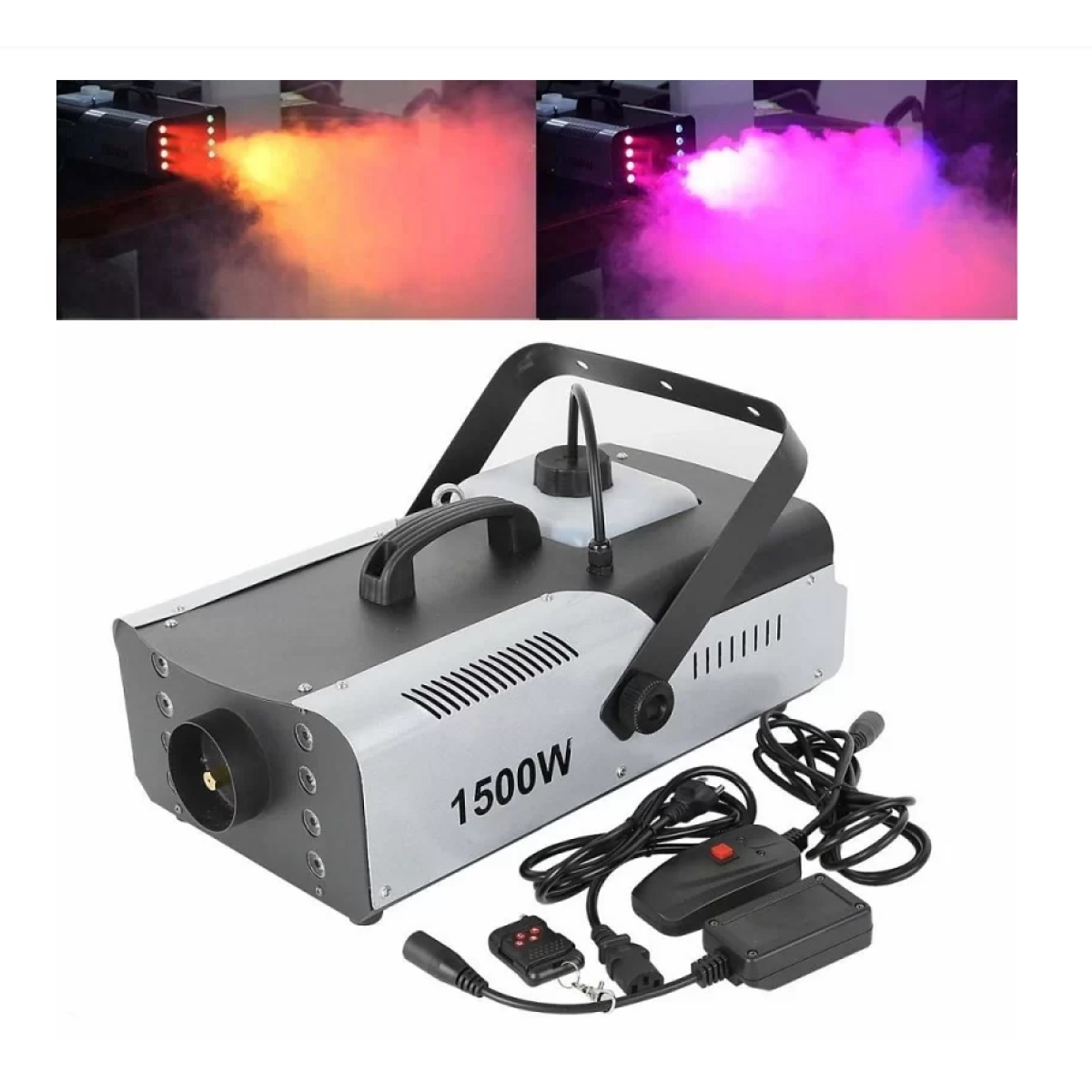 Дымогенератор с подсветкой дыма Free Color SM024 1500W LED