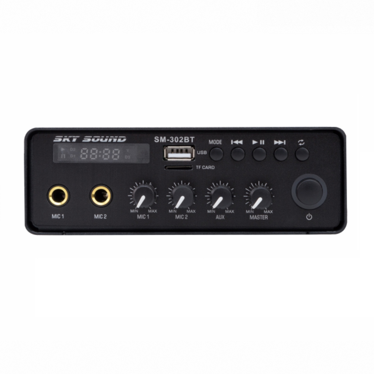 Акустичний комплект Sky Sound SMS-3024, підсилювач 2×30 Вт, 4 стельові колонки 5"