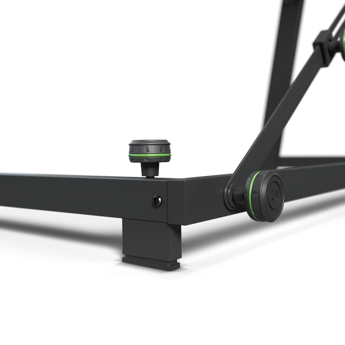 DJ-стіл Gravity FDJT 01, регульована висота 680–1090 мм, з підставками для моніторів і ноутбука