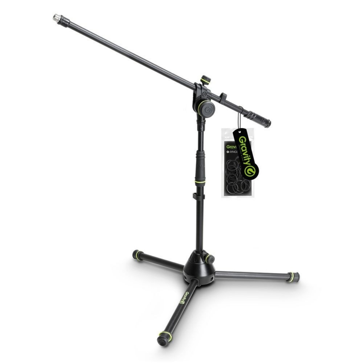 Коротка мікрофонна стійка Gravity MS 4221 B, висота 510–740 мм, телескопічна стріла