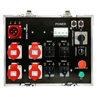 Контроллер лебёдок LUX C-CONTROL 4ch V2, 4 канала, 380В/50Гц, аварийное отключение