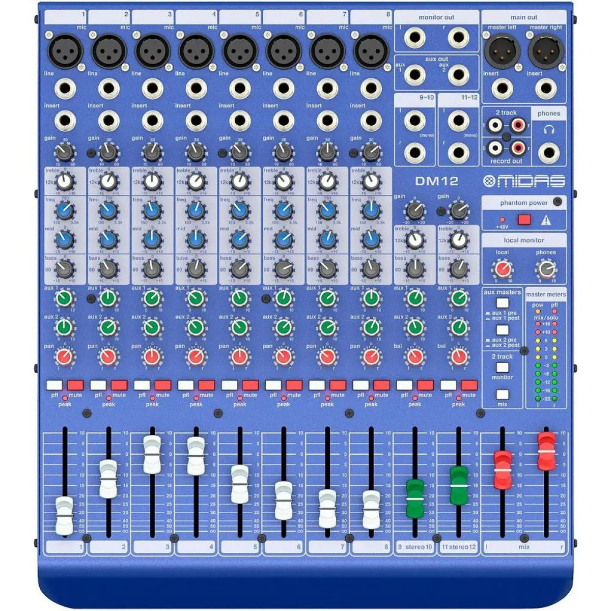 Аналоговий мікшер MIDAS DM12