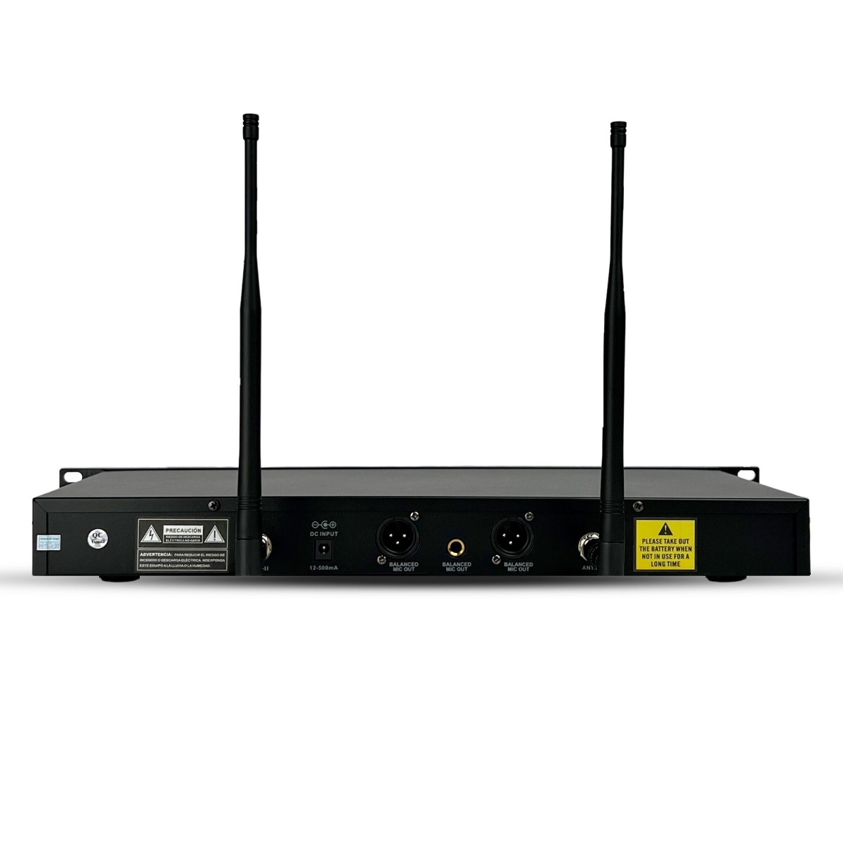 Бездротова мікрофонна система 4all Audio U 4800, UHF 640–690 МГц, 2 ручні мікрофони, 100 каналів