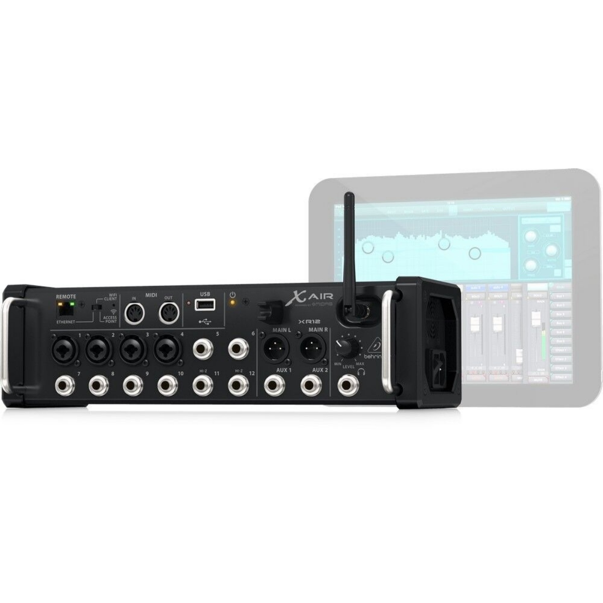 Цифровой микшер Behringer XR12 X Air, 12 входов, Wi-Fi, MIDAS