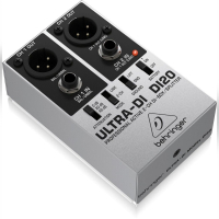 DI-бокс Behringer ULTRA-DI DI20, 2 канала, фантомное питание