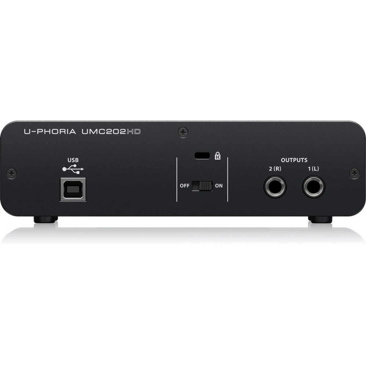 Аудиоинтерфейс Behringer UMC202HD, 2×MIDAS преампа, 24-бит/192 кГц