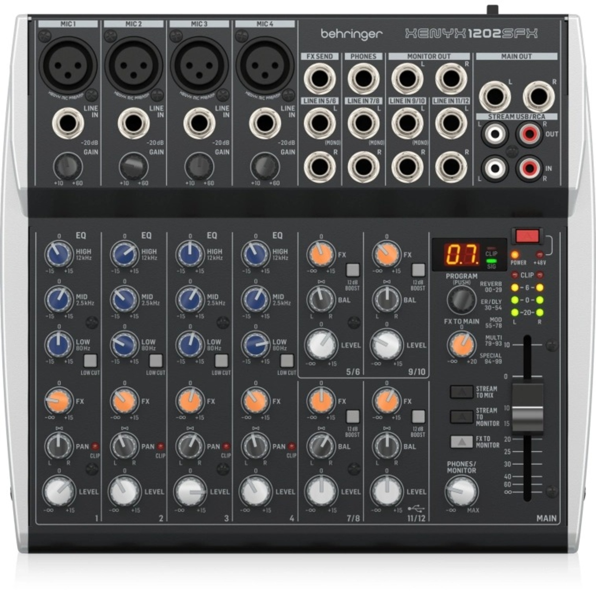 Микшерный пульт BEHRINGER XENYX 1202SFX