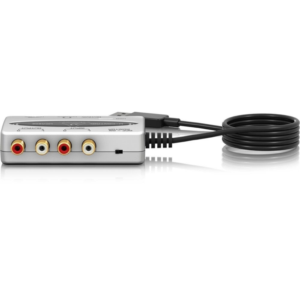 Аудиоинтерфейс Behringer U-CAGE UCA202, USB 2-канальный, 16-бит/48 кГц, RCA/3.5 мм