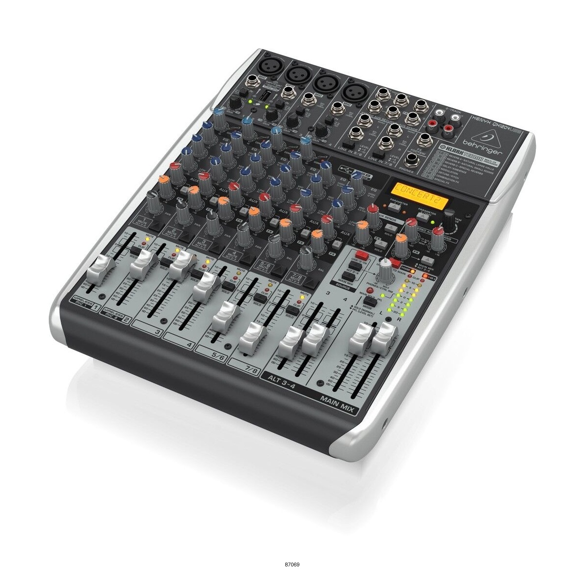 Микшерный пульт Behringer XENYX QX1204USB с USB-интерфейсом черный
