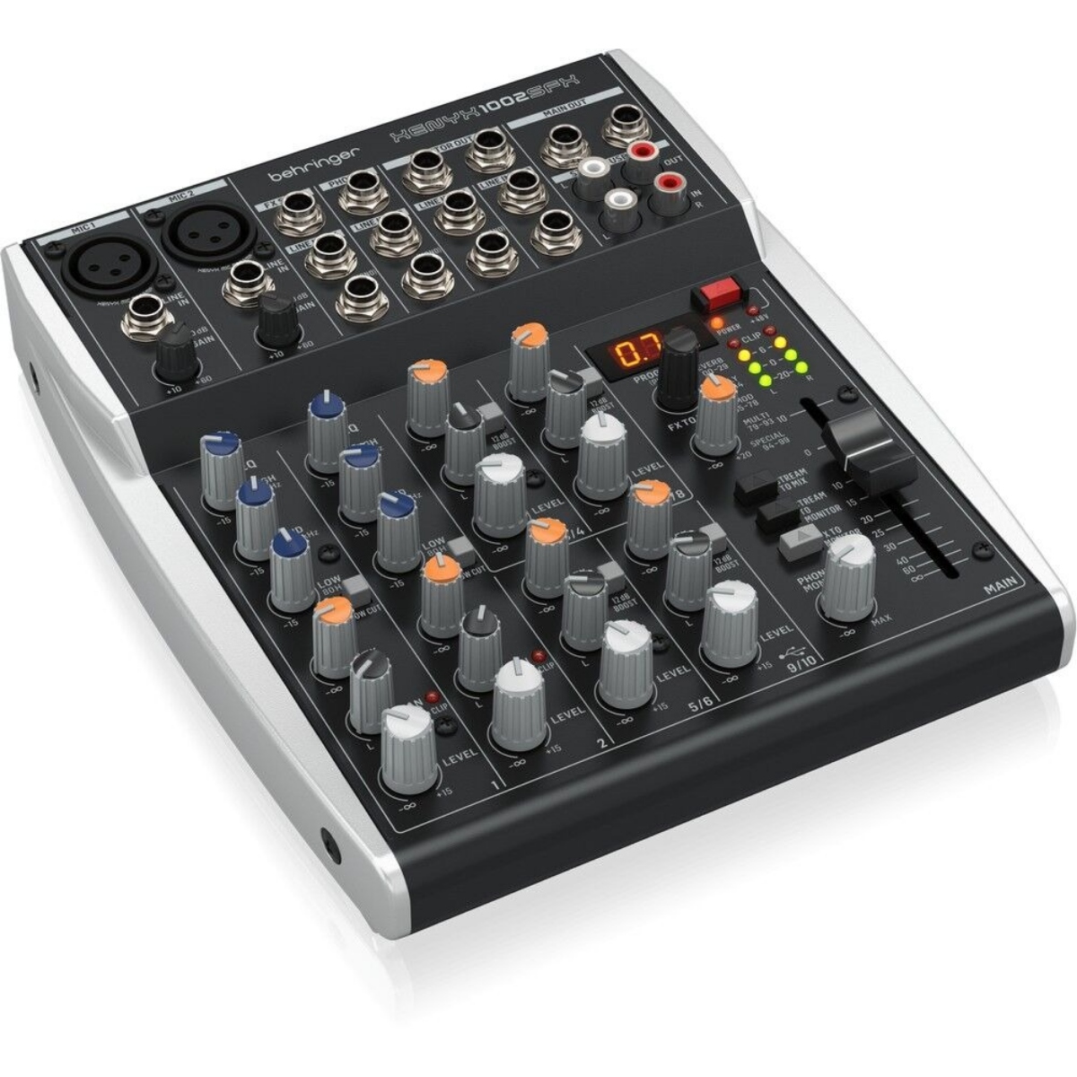 Аналоговый микшер Behringer XENYX 1002SFX, 10 входов, USB, FX