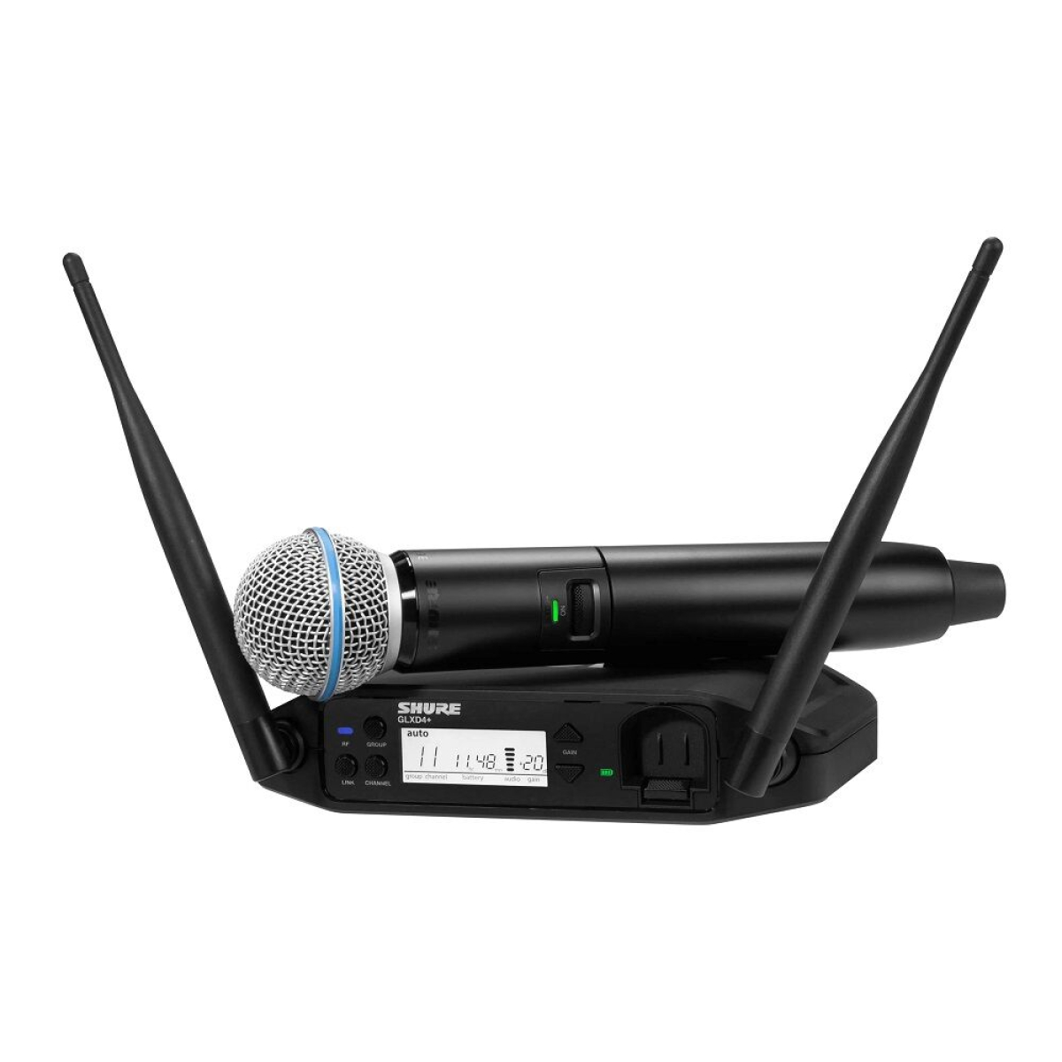 Цифровая беспроводная радиосистема SHURE GLXD24+E/B58-Z4 с ручным микрофоном
