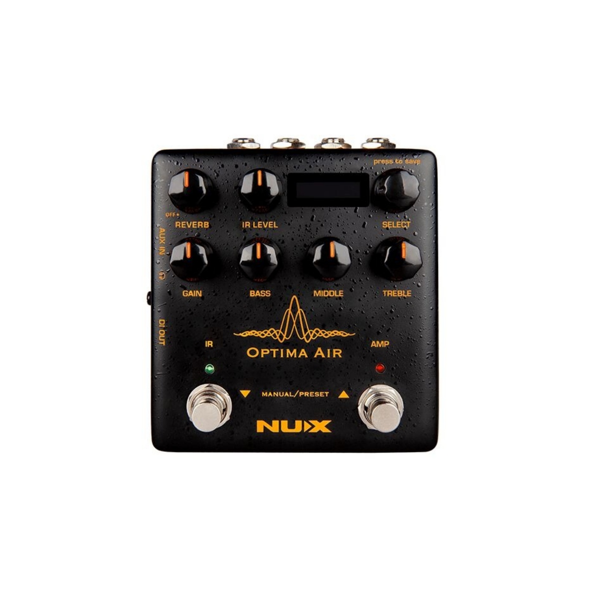 Педаль-симулятор акустической гитары NUX Optima Air NAI-5, IR loader, XLR DI, Reverb