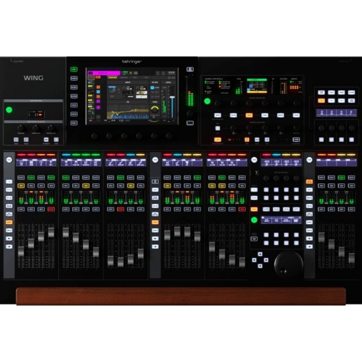 Цифровой микшерный пульт Behringer WING BK, 374×376 I/O, 48-канальный USB интерфейс