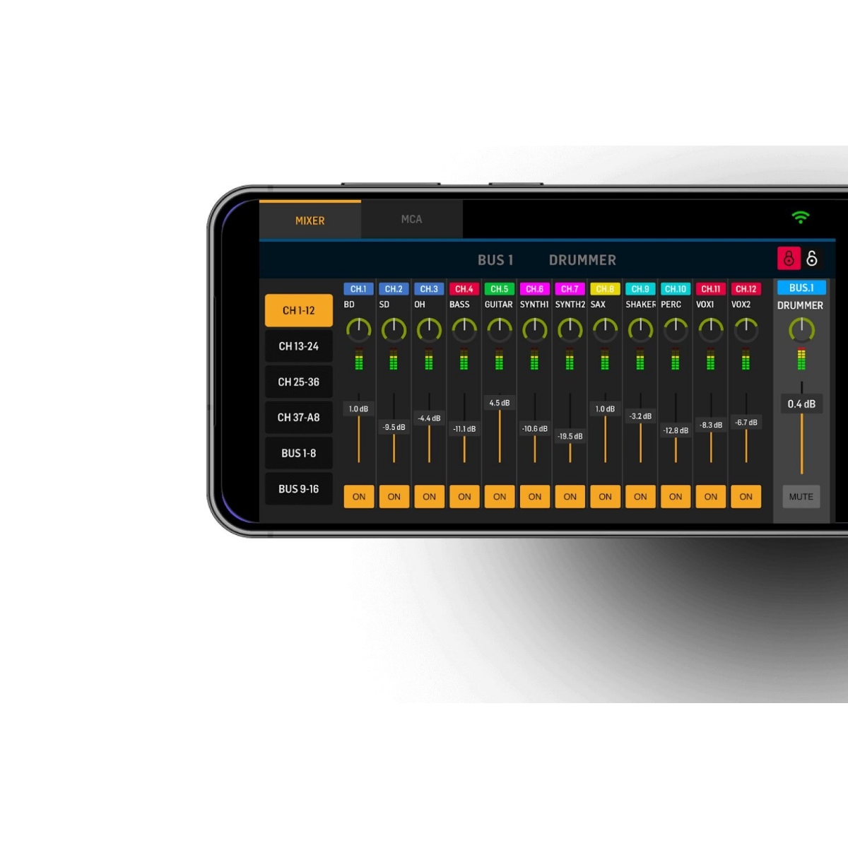 Цифровая микшерная консоль Behringer WING Compact, 48-канальная, сенсорный экран