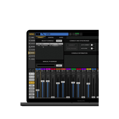 Цифровая микшерная консоль Behringer WING Compact, 48-канальная, сенсорный экран