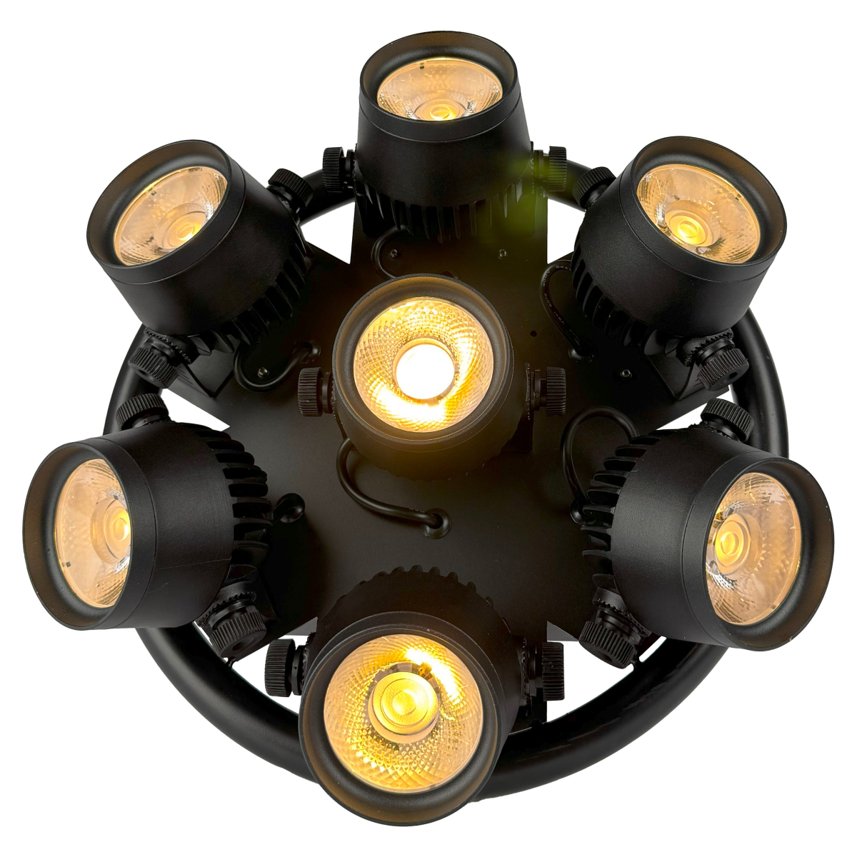 Сценічний LED-прожектор Free Color Diamond 7 Eyes з 7 світлодіодами та DMX-керуванням