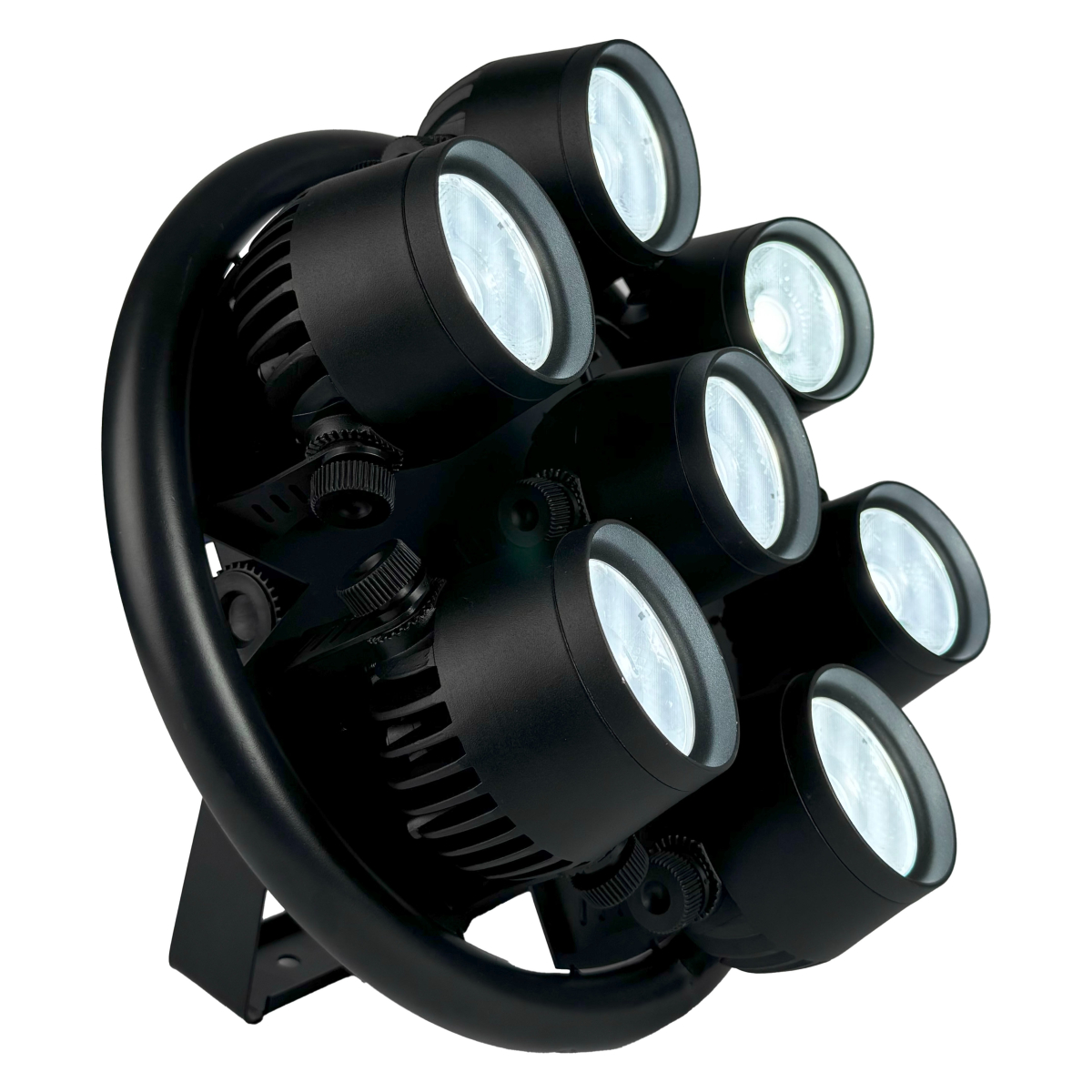Сценічний LED-прожектор Free Color Diamond 7 Eyes з 7 світлодіодами та DMX-керуванням