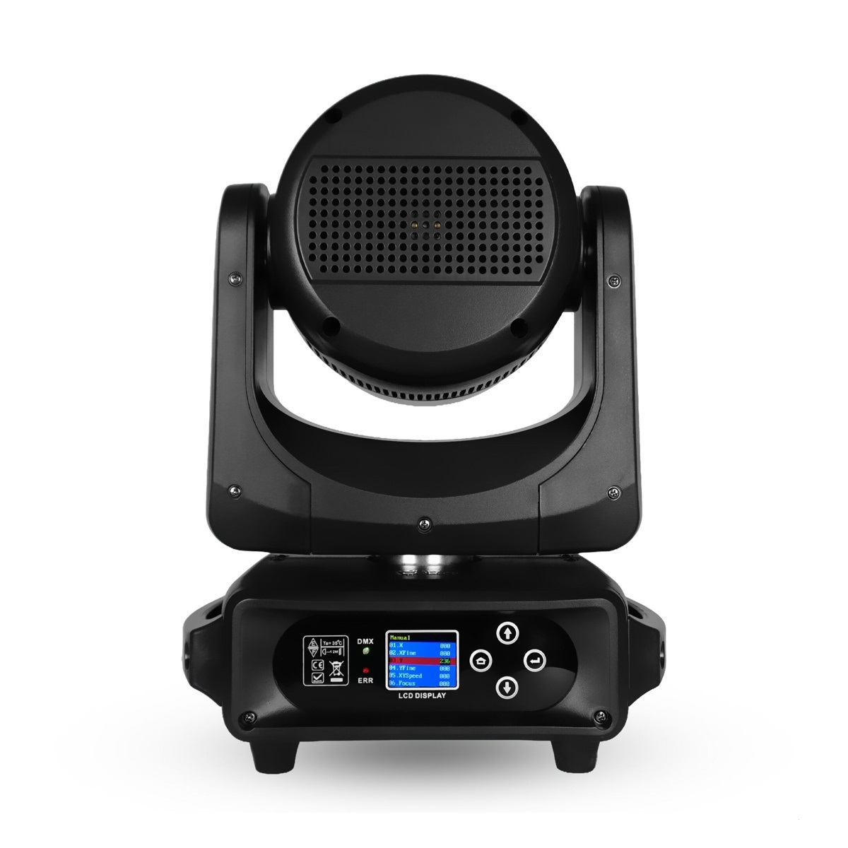 Поворотный прожектор Free Color W740 B-Eye, LED RGBW 7×40 Вт, DMX