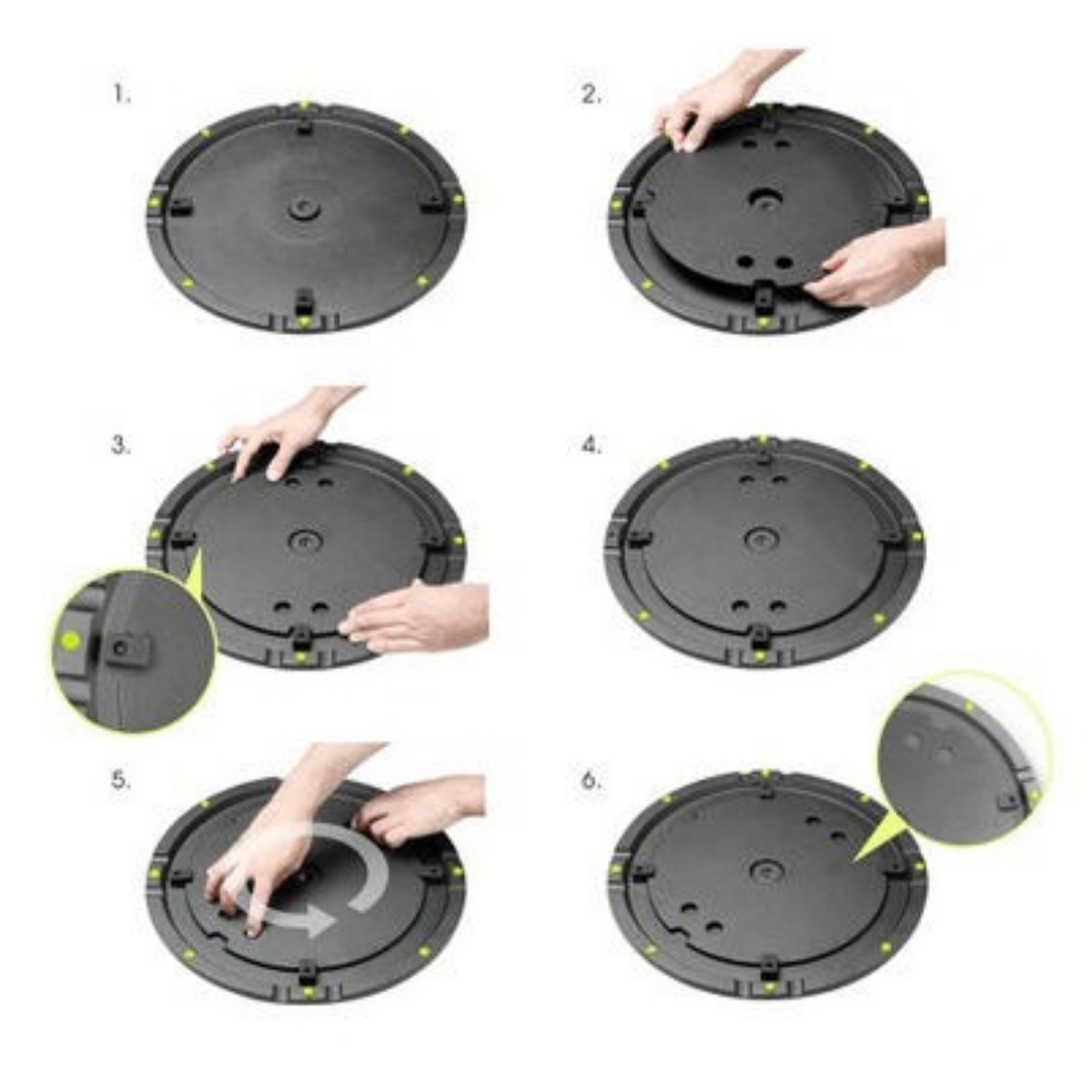 Стойка для акустики Gravity SSP WB SET 1, круглая база, высота 1.05–1.8 м
