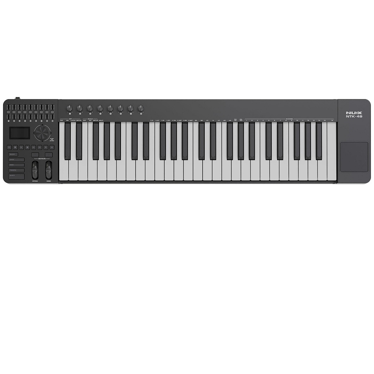 MIDI-клавіатура NUX NTK-49 49 клавіш USB-MIDI контролер напівзважена