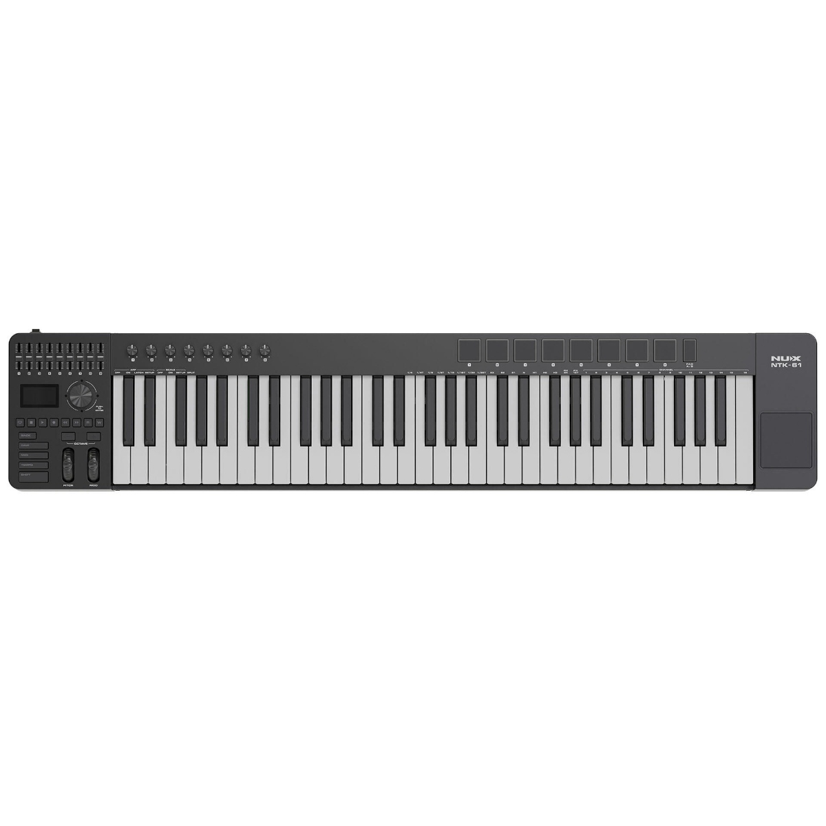 MIDI-клавиатура NUX NTK-61, USB, с aftertouch, DAW-интеграция
