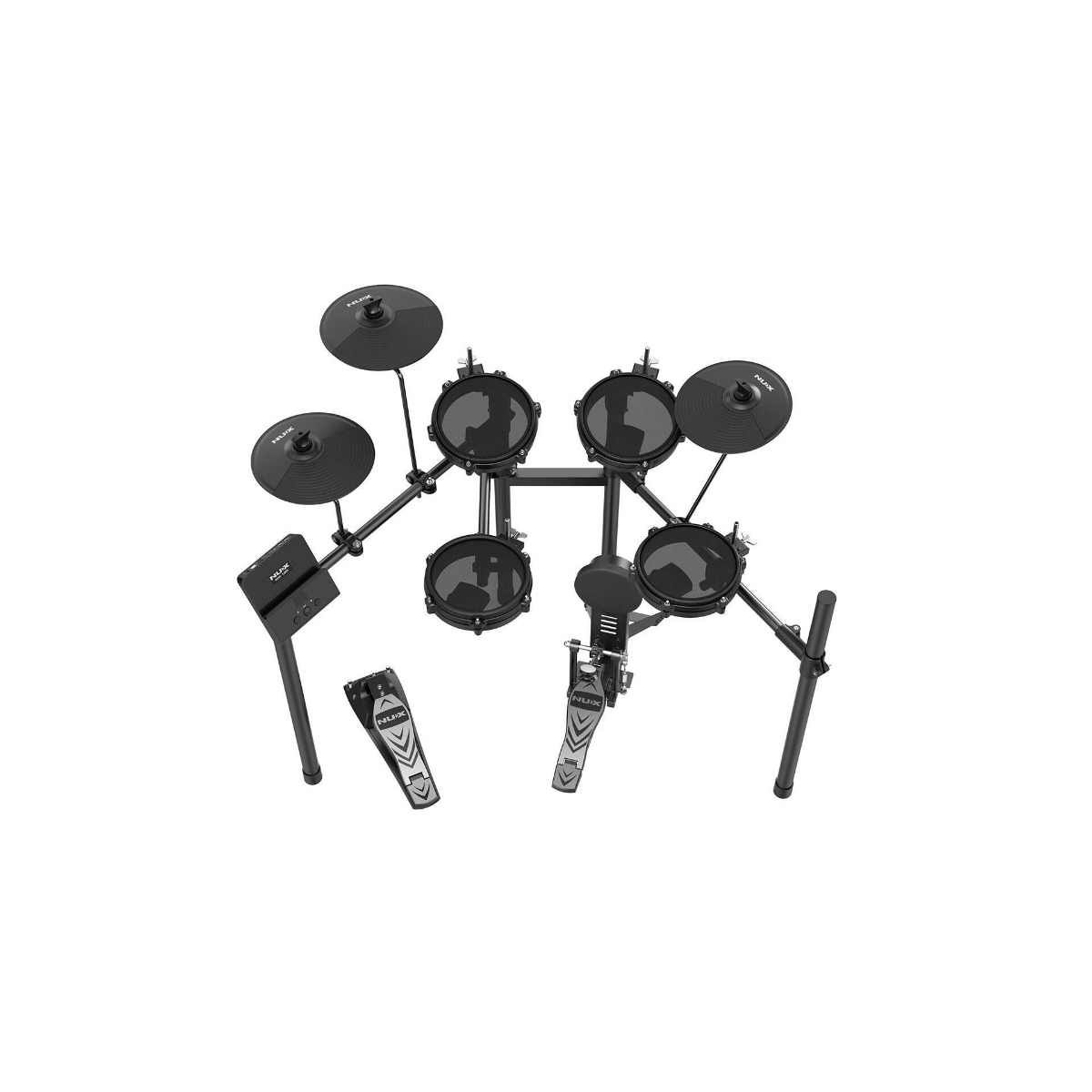 Електронна ударна установка NUX DM-110, сітчасті педи, Bluetooth, USB-MIDI