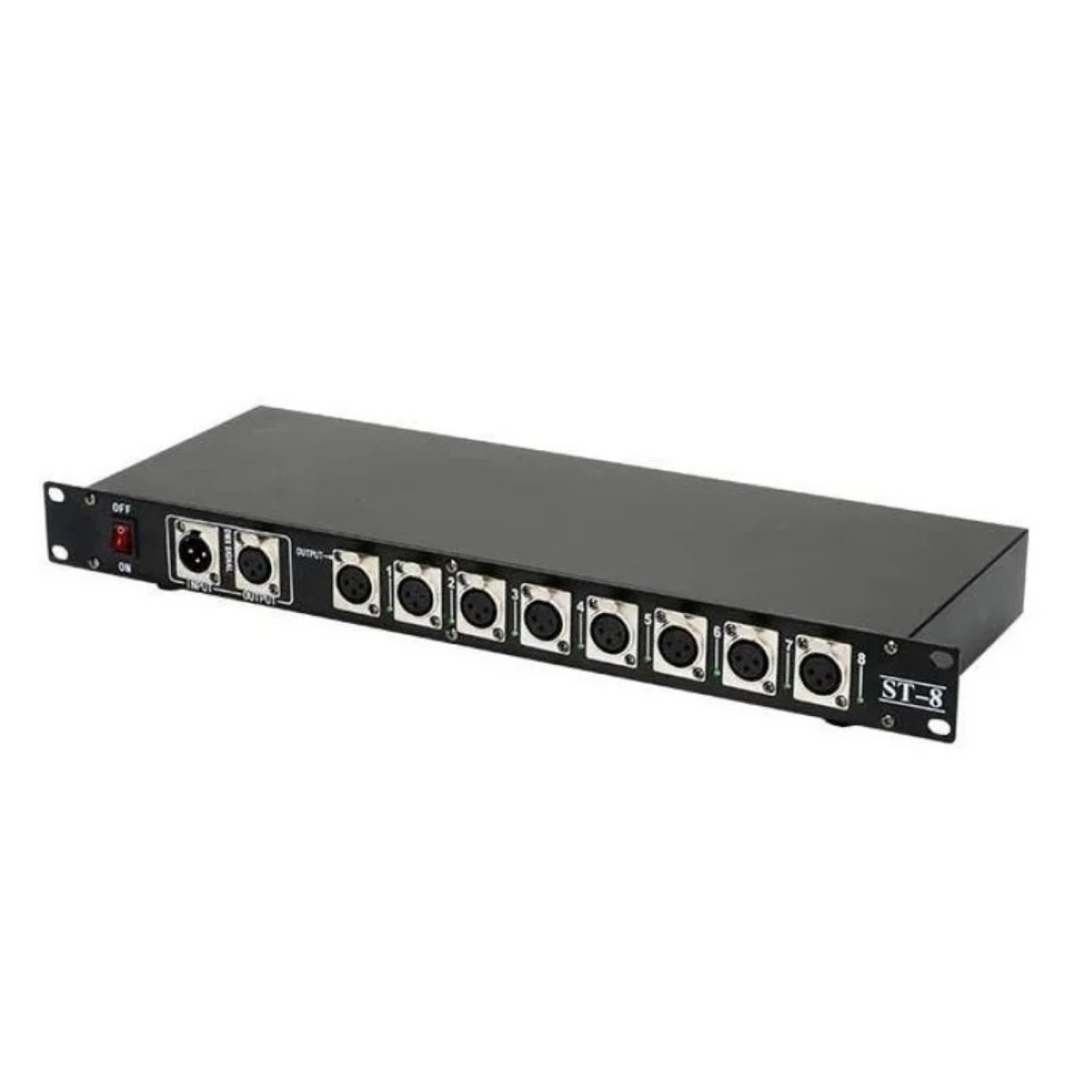 DMX-сплиттер PRO LUX SPLITTER 8 RDM, 1 вход, 8 оптоизолированных выходов