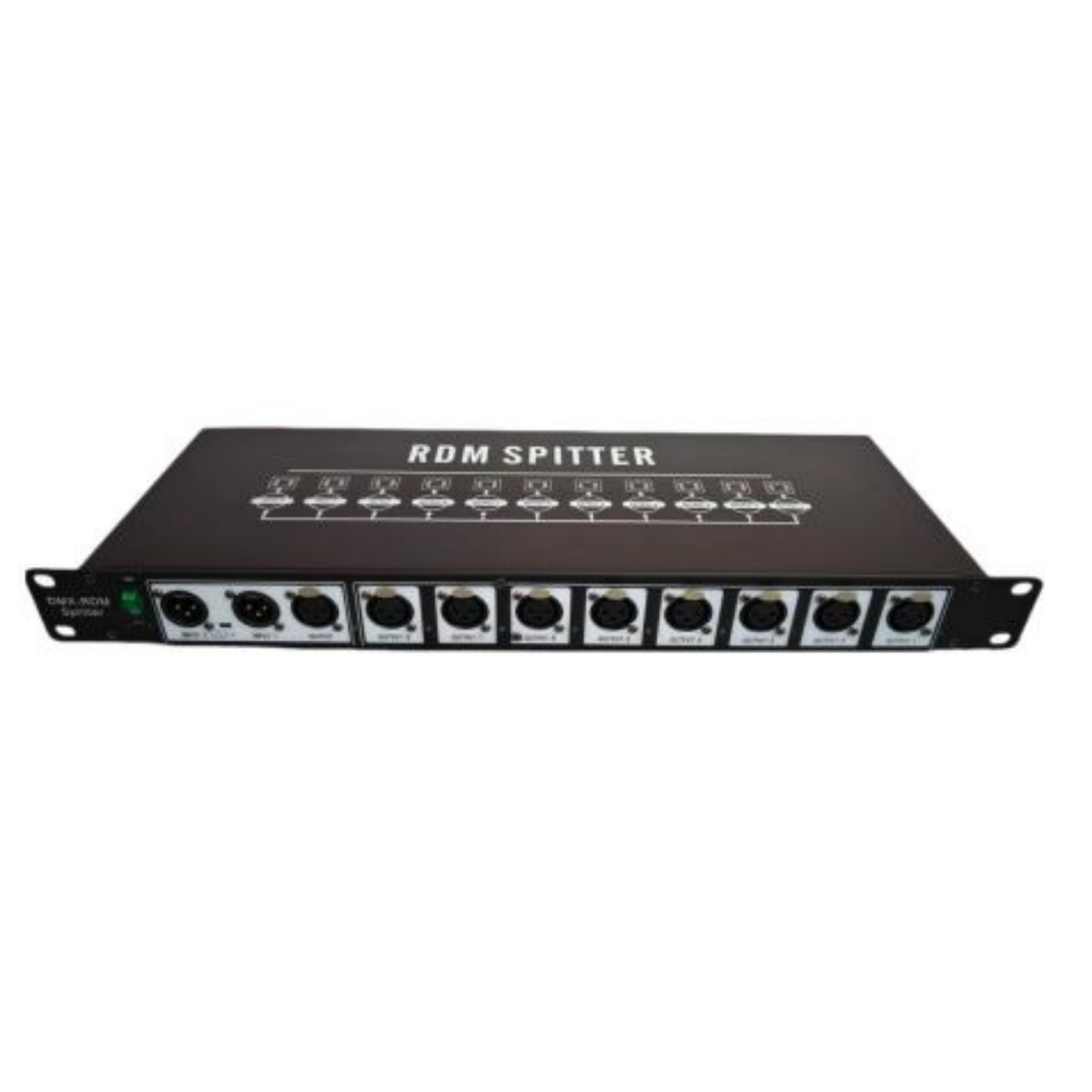 DMX-сплиттер PRO LUX SPLITTER 8 RDM, 1 вход, 8 оптоизолированных выходов