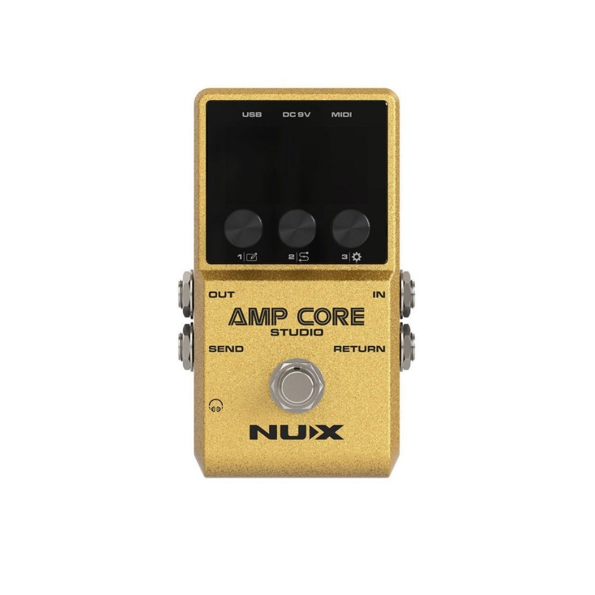 Педаль моделювання підсилювачів NUX Amp Core Studio, 26 моделей, IR, TFT