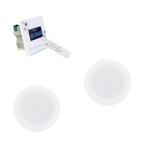 Комплект 4 x CELL-610 пассивные потолочные колонки + усилитель DV audio PAMP-60-BT, 50 Вт