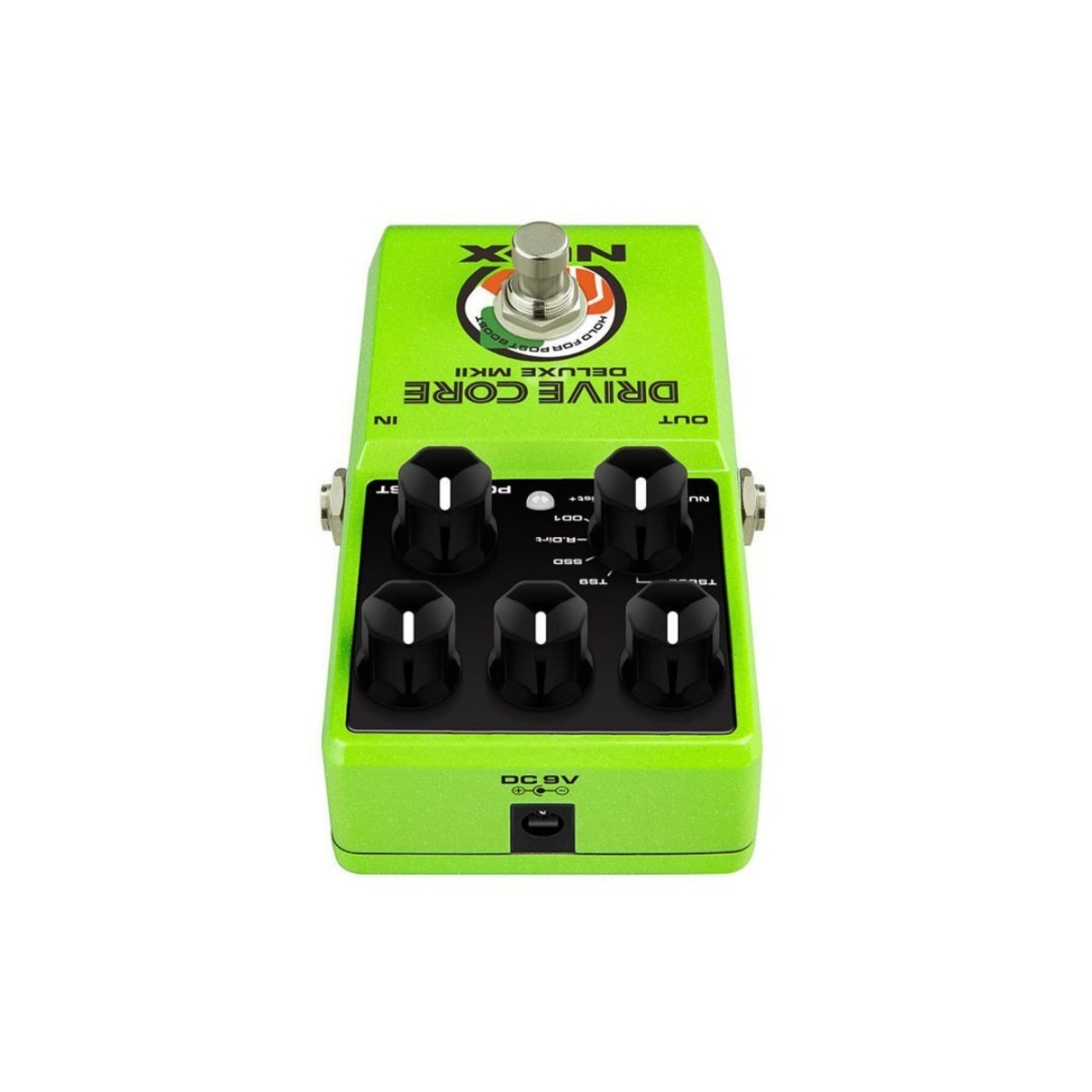 Педаль овердрайву NUX Drive Core Deluxe MKII (Wasabi Drive), 8 режимів, Post Boost +7 дБ