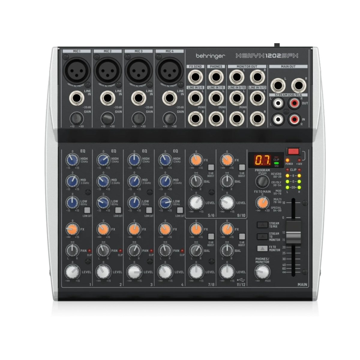 Аналоговий мікшер Behringer XENYX 1202SFX