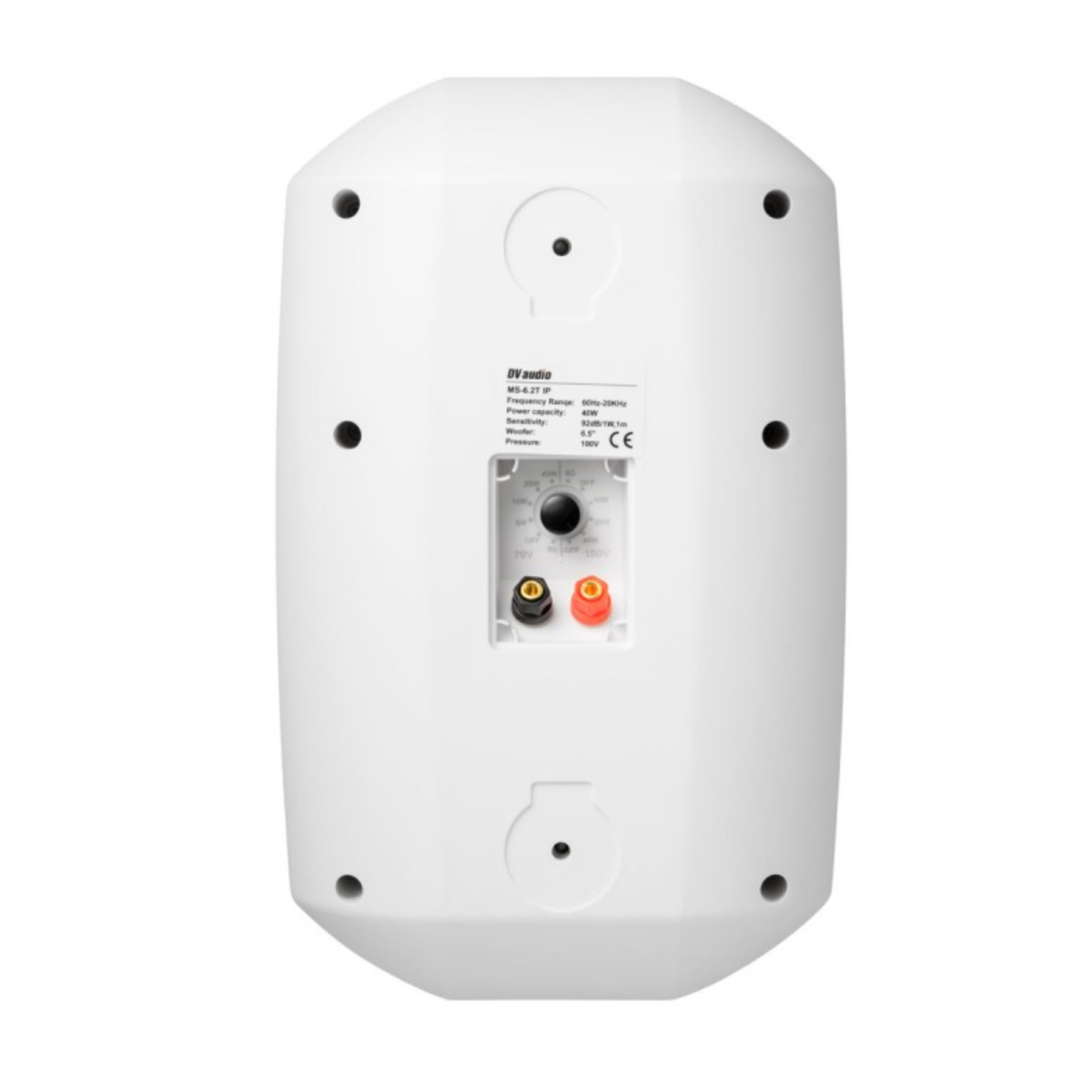 Акустична система DV audio MS-6.2T IP White