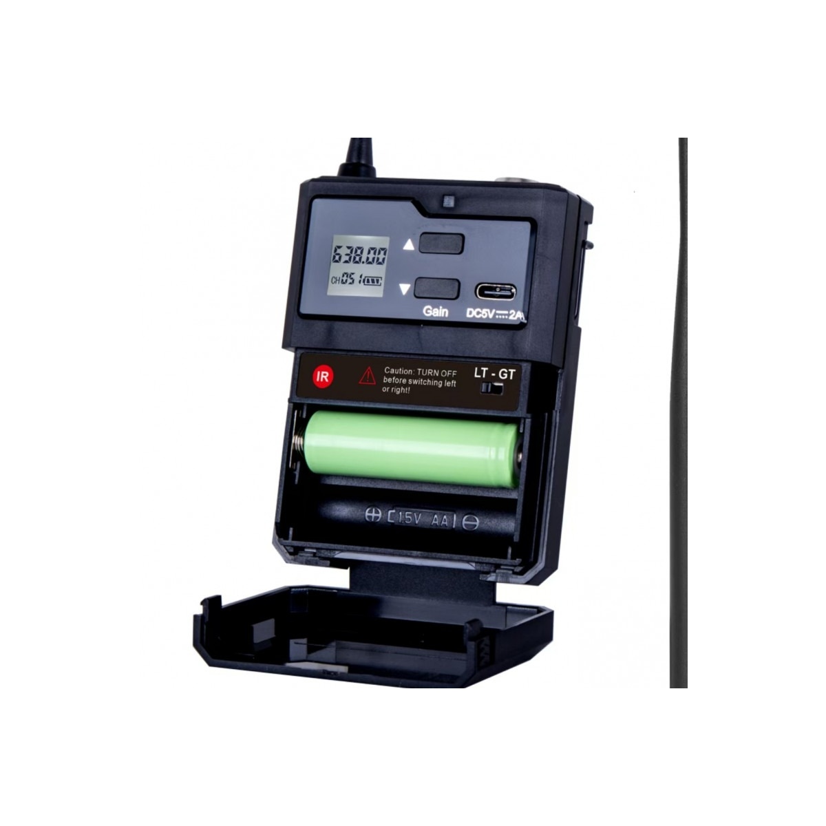 Інструментальна радіосистема DV audio DGX-14B, UHF 615–664,75 MHz, 30 каналів