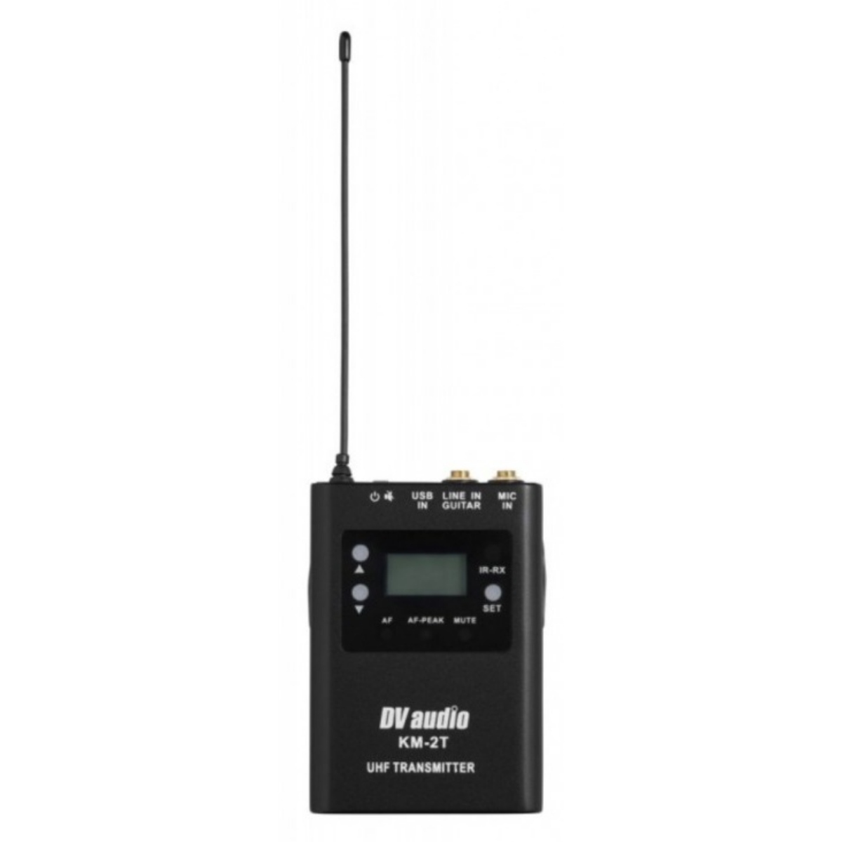 Бездротова радіосистема DV Audio WMS-12T, UHF 537.5–552.375 МГц, 100 каналів, мікрофон петличний