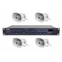 Комплект звуку DV audio LA1204HS30 для зони оповіщення до 1200 м.кв.