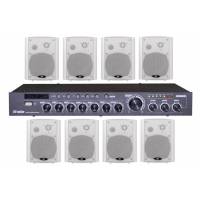Комплект звуку DV audio DMA1808422W, 180 Вт, 6 колонок, до 240 м²